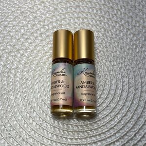 Kuumba made Amber & Sandalwood  fragrance oil .125 fl oz./3.7ml (2X)